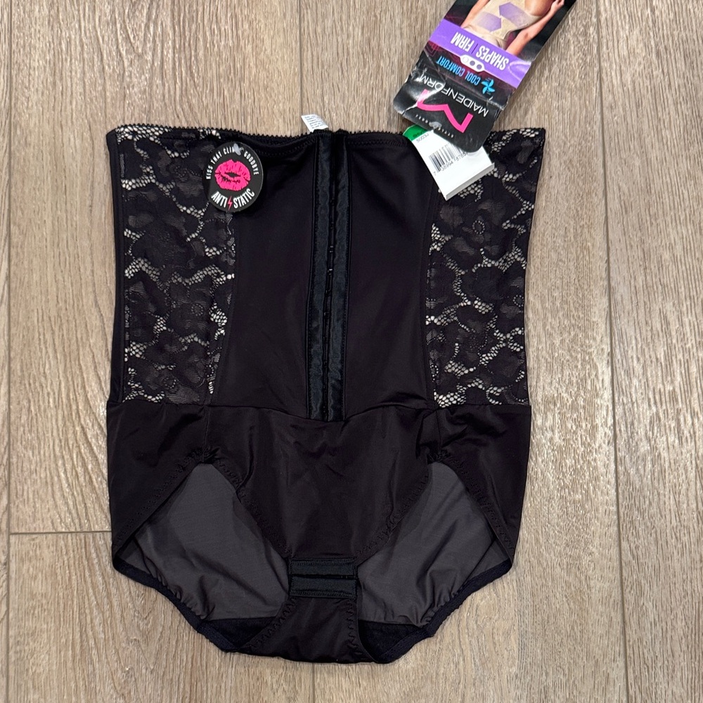 Maidenform Black Lace Waistnipping Brief